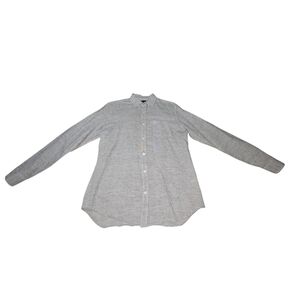 Banana Republic Slim Fit Gray Long Sleeve Button Down Shirt Men's Large